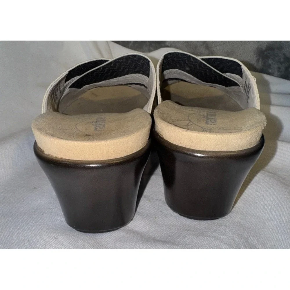 Raffini Nolce Natural Multicolor Slide Sandals Size 9.5 US / 40 EUR